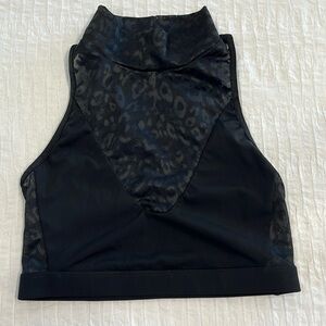 Victoria’s Secret top sheer mock neck crop top sexy women’s size XS extra small
